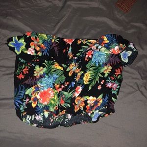Floral crop top